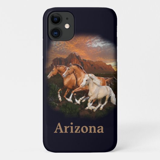 Wilde paarden Case-Mate iPhone case (Achterkant)