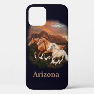 Wilde paarden iPhone 12 pro hoesje