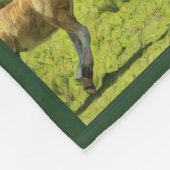 Wilde paarden Collage Fleece Deken (Hoek)