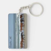 Wilde paarden Corolla NC Sleutelhanger (achterkant)