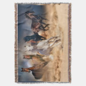 Wilde paarden deken (Voorkant Verticaal)