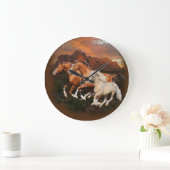 Wilde paarden grote klok (Huis)