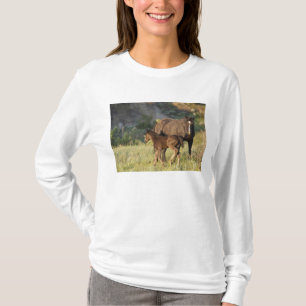 Wilde paarden in Theodore Roosevelt National Park T-shirt