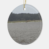 Wilde paarden keramisch ornament (Links)