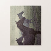 Wilde paarden legpuzzel (Verticaal)