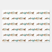Wilde paarden lopen inpakpapier vel (Voorkant 2)
