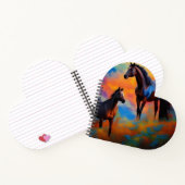 Wilde paarden *personaliseren* notitieboek (Binnen)