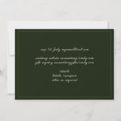 Wilde paarden Ranch Wedding Invitations Kaart (Achterkant)