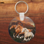 Wilde paarden sleutelhanger (Voorkant)