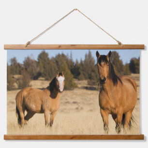 Wilde paarden, Steens Mountains Hangend Wandkleed