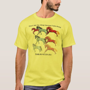 Wilde paarden T-Shirt