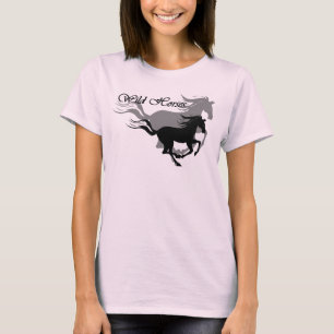 Wilde paarden t-shirt