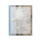 Wilde paarden thuis in het Sandwash-bekken Notitieblok (Gedraaid)