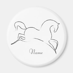 Wilde paarden Thunder_Cove Magneet