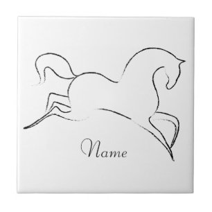 Wilde paarden Thunder_Cove Tegeltje