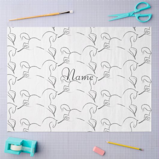 Wilde paarden Thunder_Cove Tissuepapier (Craft)