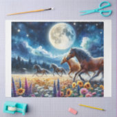 Wilde paarden tissuepapier (Craft)