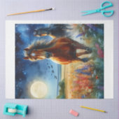 Wilde paarden tissuepapier (Craft)