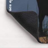 Wilde paarden van de OBX Mousepad Muismat (Hoek)