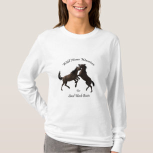 Wilde paarden van het zand-wasbekken, Colorado T-shirt