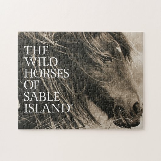 Wilde paarden van Sable Island Puzzle Legpuzzel (Horizontaal)