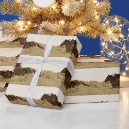 Wilde paarden Verpakkingspapier Cadeaupapier