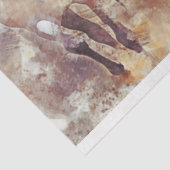 Wilde paarden Westerne ontkoppeling Art Tissuepapier (Detail)