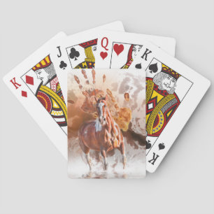 Wilde paarden WILDE HANDEN Pokerkaarten