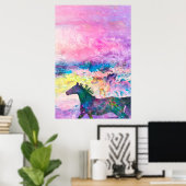 Wilde paardenpitten zijn het Poster. Poster (Thuiskantoor)