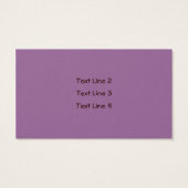 Wilde Paarse blauwe vlag Iris-ventilator Visitekaartjes (Achterkant)
