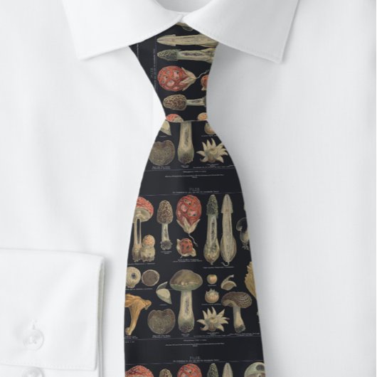 Wilde paddenstoel funghi soorten stropdas