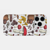Wilde paddenstoelen iPhone hoesje (Achterkant horizontaal)