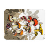 wilde paddenstoelen magneet (Horizontaal)