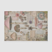 WILDE PADDENSTOELEN POSTER DECOUPAGE TISSUEPAPIER (Voorkant)