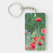 Wilde papaver sleutelhanger (Voorkant)