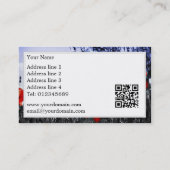 Wilde papaver Visitekaartjes (Achterkant)