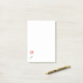 Wilde papaverbloem post-it® notes (Op bureau)