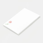 Wilde papaverbloem post-it® notes (Schuin)