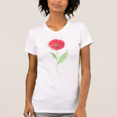 Wilde papaverbloem t-shirt (Voorkant)