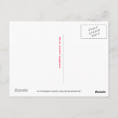 Wilde papavertuin briefkaart (Achterkant)