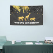 Wilde partij Oerwouden van een partijenbanner Spandoek (Beurs)