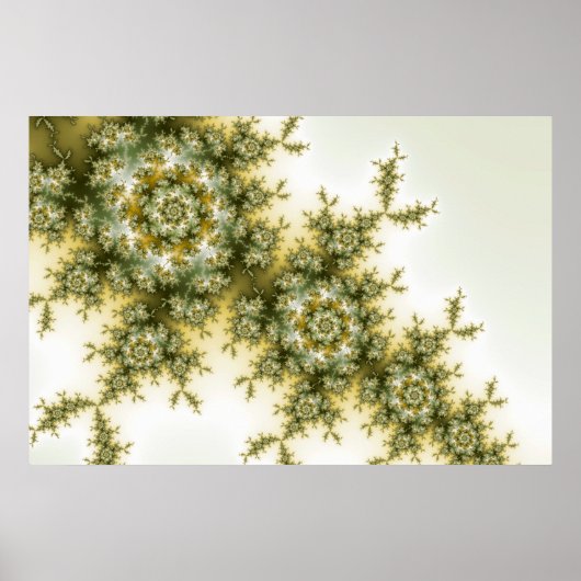 Wilde Plant - Mandelbrot Fractal Art Poster (Voorkant)