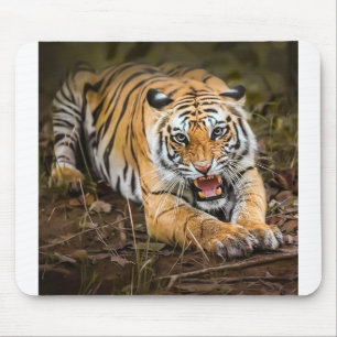 Wilde predator van angry Tiger Wilde Predator Cat Muismat