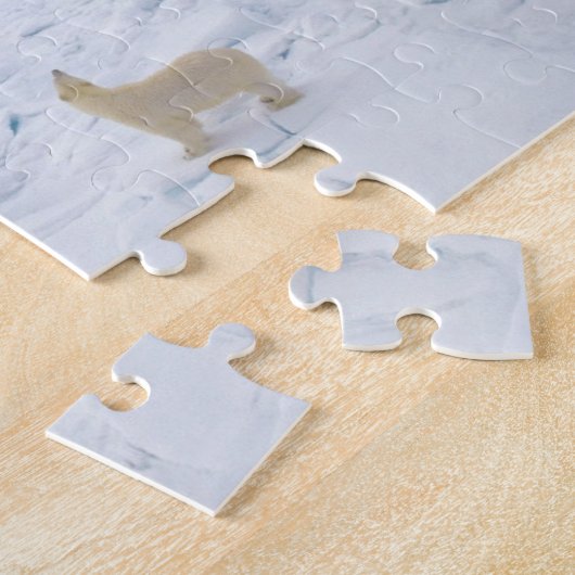 Wilde Puzzle-Polar-Beer Legpuzzel (Zijkant)