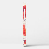 Wilde rode klaprozen, waterverf Case-Mate iPhone case (Achterkant / Links)