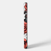 Wilde rode rozen Case-Mate iPhone case (Achterkant / Links)