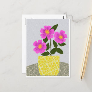 Wilde Roos Briefkaart