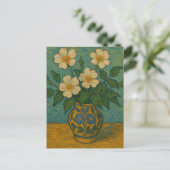 Wilde Roos Briefkaart (Staand voorkant)