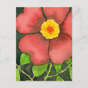 Wilde Roos Floral Briefkaart