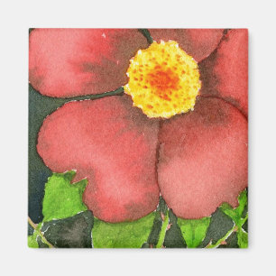 "Wilde Roos" Floral Magnet Magneet